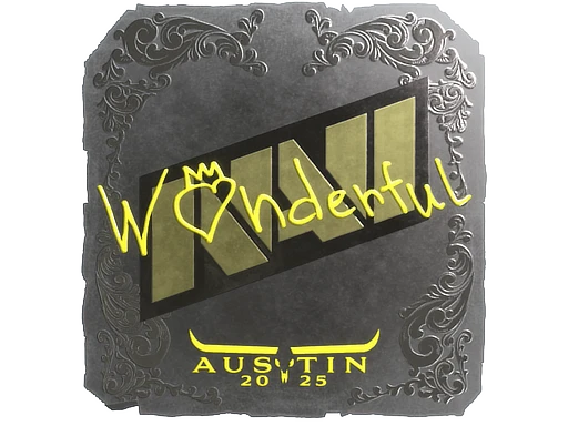 w0nderful (Foil) | Austin 2025 sticker