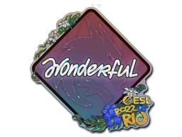 w0nderful (Glitter) | Rio 2022 sticker
