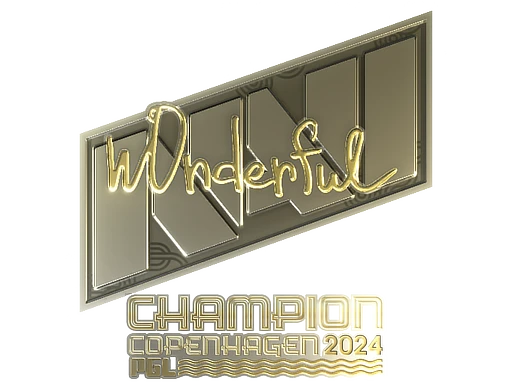 w0nderful (Gold, Champion) | Copenhagen 2024 sticker