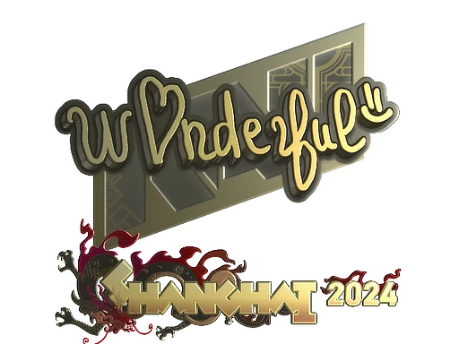 w0nderful (Gold) | Shanghai 2024 sticker