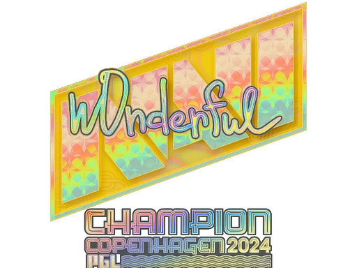 w0nderful (Holo, Champion) | Copenhagen 2024 sticker