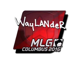 wayLander (Foil) | MLG Columbus 2016 sticker