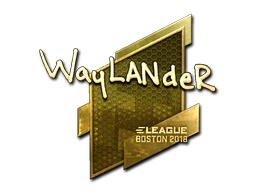 wayLander (Gold) | Boston 2018 sticker