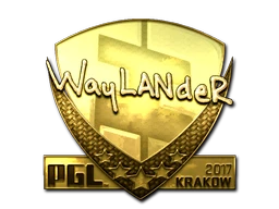 wayLander (Gold) | Krakow 2017 sticker