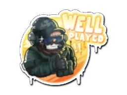 Well Played sticker