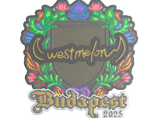 westmelon (Embroidered) | Budapest 2025 sticker