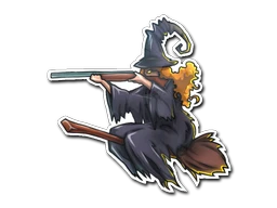 Witch sticker