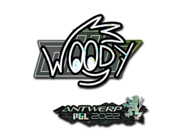 WOOD7 (Glitter) | Antwerp 2022 sticker