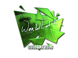 WorldEdit (Foil) | Cologne 2016 sticker