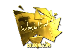 WorldEdit (Gold) | Cologne 2016 sticker