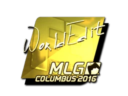 WorldEdit (Gold) | MLG Columbus 2016 sticker