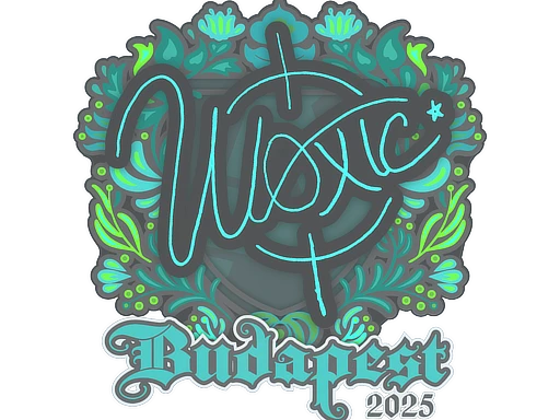 woxic | Budapest 2025 sticker