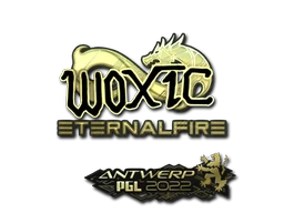 woxic (Gold) | Antwerp 2022 sticker