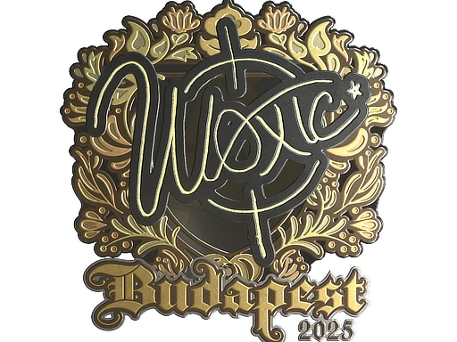 woxic (Gold) | Budapest 2025 sticker
