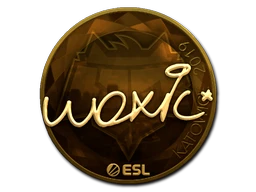 woxic (Gold) | Katowice 2019 sticker