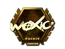 woxic (Gold) | London 2018 sticker