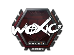 woxic | London 2018 sticker