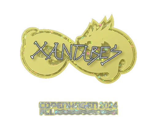 XANTARES (Glitter) | Copenhagen 2024 sticker