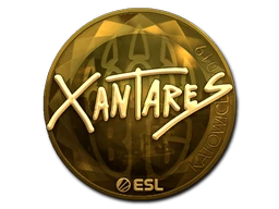 XANTARES (Gold) | Katowice 2019 sticker