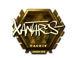 XANTARES (Gold) | London 2018 sticker