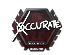 xccurate | London 2018 sticker