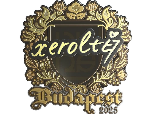 xerolte (Gold) | Budapest 2025 sticker
