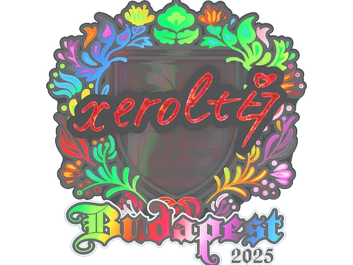 xerolte (Holo) | Budapest 2025 sticker