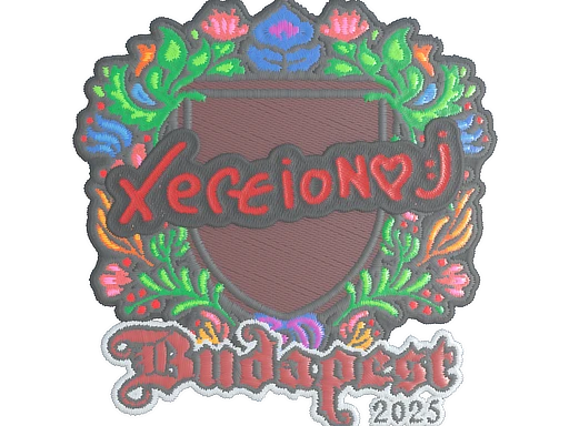 xertioN (Embroidered) | Budapest 2025 sticker