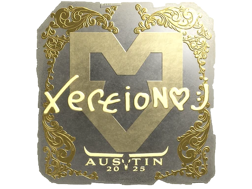 xertioN (Gold) | Austin 2025 sticker