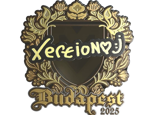 xertioN (Gold) | Budapest 2025 sticker