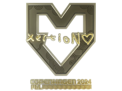 xertioN (Gold) | Copenhagen 2024 sticker