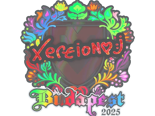 xertioN (Holo) | Budapest 2025 sticker