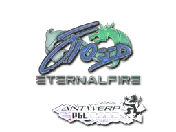 xfl0ud (Holo) | Antwerp 2022 sticker