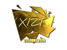 Xizt (Gold) | Cologne 2016 sticker