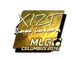 Xizt (Gold) | MLG Columbus 2016 sticker