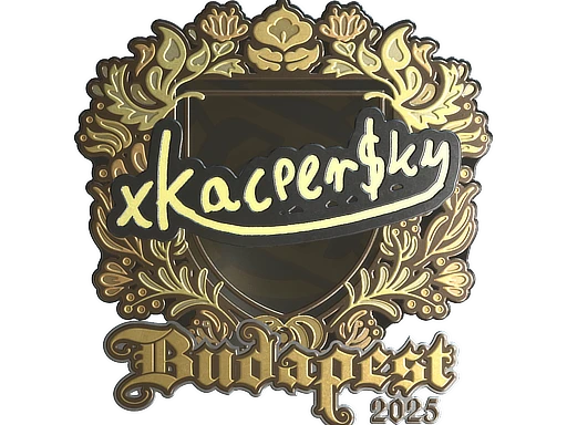 xKacpersky (Gold) | Budapest 2025 sticker