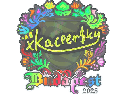xKacpersky (Holo) | Budapest 2025 sticker