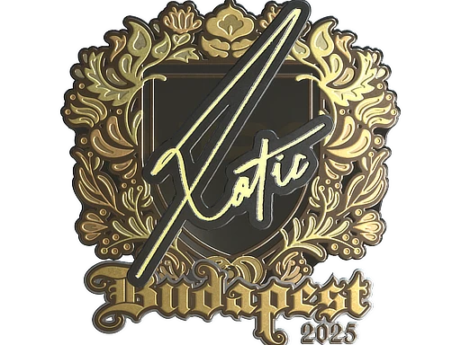 XotiC (Gold) | Budapest 2025 sticker