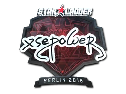 xsepower (Foil) | Berlin 2019 sticker