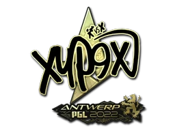Xyp9x (Gold) | Antwerp 2022 sticker