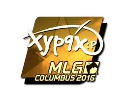 Xyp9x (Gold) | MLG Columbus 2016 sticker