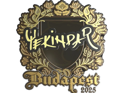 YEKINDAR (Gold) | Budapest 2025 sticker