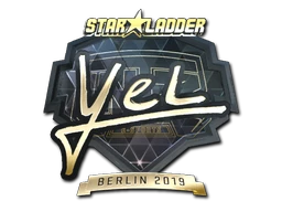 yel (Gold) | Berlin 2019 sticker
