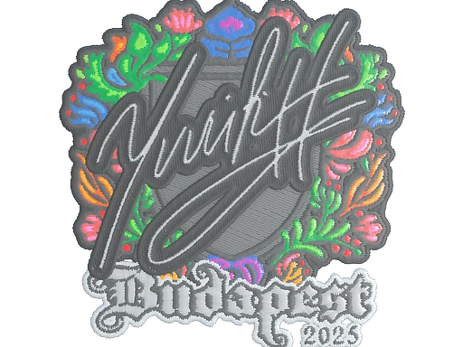 yuurih (Embroidered) | Budapest 2025 sticker