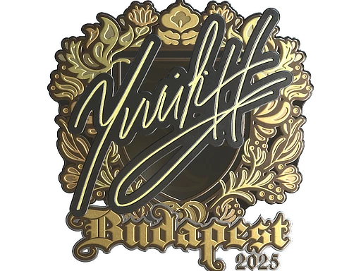 yuurih (Gold) | Budapest 2025 sticker