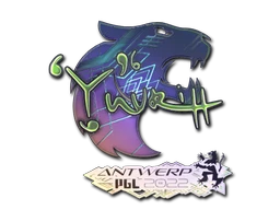 yuurih (Holo) | Antwerp 2022 sticker