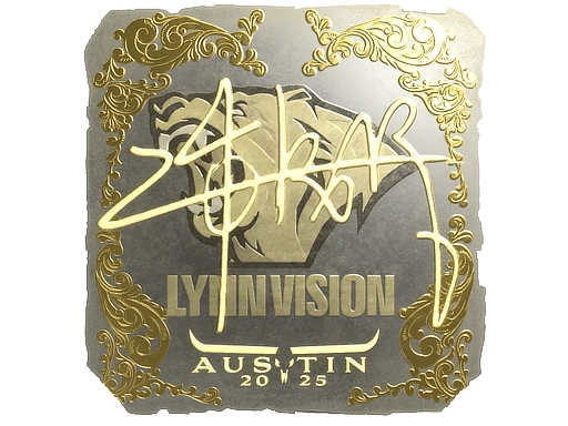 z4KR (Gold) | Austin 2025 sticker