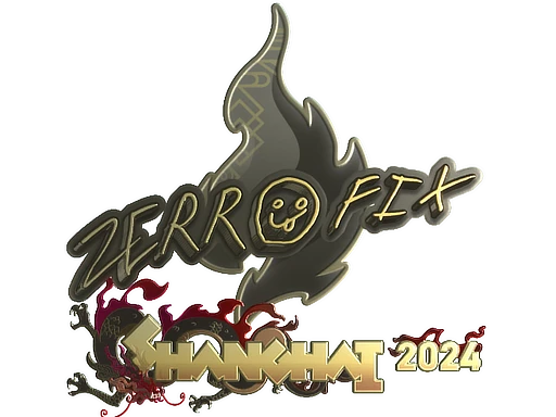 zeRRoFIX (Gold) | Shanghai 2024 sticker