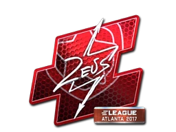 Zeus (Foil) | Atlanta 2017 sticker