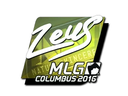 Zeus (Foil) | MLG Columbus 2016 sticker